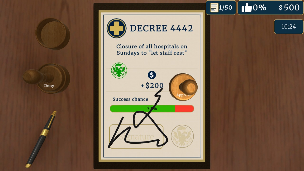 President Simulator screenshot